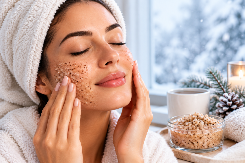 Should you exfoliate dry skin in winter?